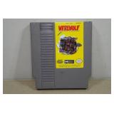 Nintendo NES Werewolf the Last Warrior Game Cartridge