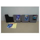 Nintendo NES Air Fortress, Rad Racer II, Tiger Heli Game Cartridges