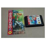 Sega Genesis Earthworm Jim Game Cartridge
