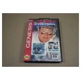Sega Genesis Troy Aikman Football Game Cartridge