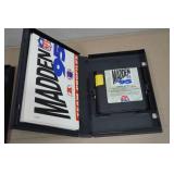 Sega Genesis Madden 94/95, Mario Andretti Racing & Caesars Palace Game Cartridges