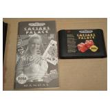 Sega Genesis Madden 94/95, Mario Andretti Racing & Caesars Palace Game Cartridges