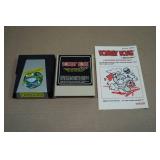 Atari Frogger & Donkey Kong Game Cartridges