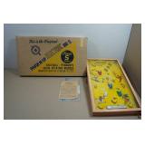 Vintage Northwestern Products Poosh-M-Up Big 5 Baseball-Themed Electric Pinball Game