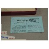 Vintage Sparks Morse Code Game