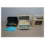 Vintage Vtech Talking Whiz-Kid, Quiz Wiz, and Fisher Price Cassette Tape Player