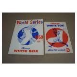 1959 World Series Program and 1960 Scorebook