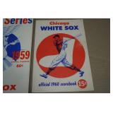 1959 World Series Program and 1960 Scorebook