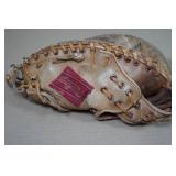 Vintage Catchers Mitt and Signed Baseball - 1940