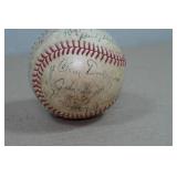 Vintage Catchers Mitt and Signed Baseball - 1940
