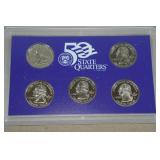 2001 United States Mint Proof Coin Set