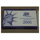 2001 United States Mint Proof Coin Set