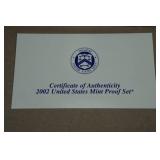2002 United States Mint Proof Coin Set