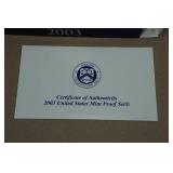 2003 United States Mint Proof Coin Set