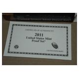 2011 United States Mint Proof Coin Set