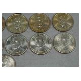 *19* United States Presidential $1 Coins