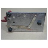 Antique Vibroplex Bug Morse Code Telegraph Key - Railroad