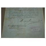 Antique Chicago, Burlington & Quincy Railroad Company Stock Certificate