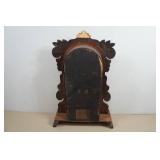 Antique New Haven Walnut Parlor Clock with Key