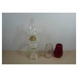 Vintage Glass Oil Lamp and Lantern Globes