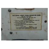 Vintage Natural Light Beer Lighted Cash Register Sign
