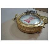 Vintage Budweiser Revolving Pocket Watch Clock Advertising Sign