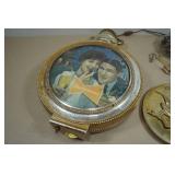 Vintage Budweiser Revolving Pocket Watch Clock Advertising Sign