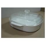 Vintage Corning Ware Blue Cornflower Casserole Dish - 10x10x2'