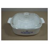 Vintage Corning Ware Blue Cornflower Casserole Dish - 2QT
