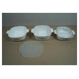 Vintage Corning Ware Blue Cornflower Casserole Dishes