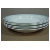 Corning Corelle Moonglow 15oz Flat Rim Soup Bowls