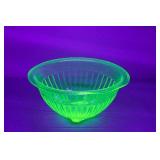 Vintage Uranium Glass Bowl