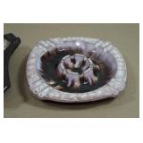 Modern Drip Glaze Pottery Ashtrays