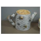 Vintage Department 56 'Birch Bark' Ceramic Dinner Set