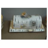 Vintage Department 56 'Birch Bark' Ceramic Dinner Set