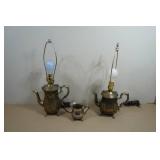 Vintage Tea Pot Lamps