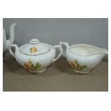 Vintage Porcelain Tea Service Pieces