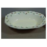 Vintage WS George Covered Platter and Serving Bowl