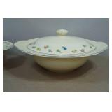 Vintage WS George Covered Platter and Serving Bowl
