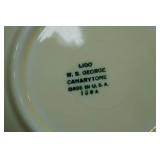 Vintage WS George Covered Platter and Serving Bowl