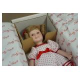 Vintage Danbury Mint Shirley Temple 'Stand Up and Cheer' Porcelain Doll