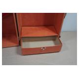 Vintage Doll Wardrobe Travel Trunk