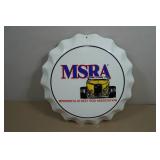 Minnesota Street Rod Association Metal Bottle Cap Sign