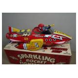 Vintage Litho Flash Gordon Rocket Ship