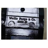 Vintage Metal Wells Fargo Stagecoach Coin Bank