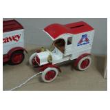 Vintage Ertl Cast Metal Advertising Banks