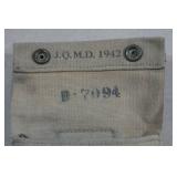 Vintage Military Ammo Pouch and Patch
