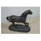 Antique Cast Iron Horse Sculpture