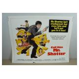Original 1975 Call Him Mr Shatter Movie Poster