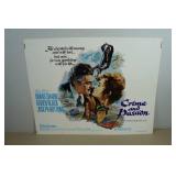 Original 1976 Crime and Passion Movie Poster